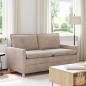 Preview: ARDEBO.de - Sofa Beige 156 x 81 x 87,5 cm Polyester