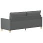 Preview: Sofa Dunkelgrau 196 x 81 x 87,5 cm Stoff