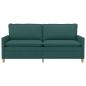 Preview: Sofa Dunkelgrün 196 x 81 x 87,5 cm Stoff