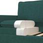 Preview: Sofa Dunkelgrün 196 x 81 x 87,5 cm Stoff