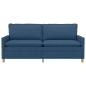Preview: Sofa Blau 196 x 81 x 87,5 cm Stoff