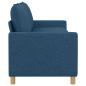 Preview: Sofa Blau 196 x 81 x 87,5 cm Stoff