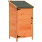 Preview: Gartenschuppen Braun 59 x 56 x 113,5 cm Massivholz aus Fichte