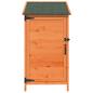 Preview: Gartenschuppen Braun 59 x 56 x 113,5 cm Massivholz aus Fichte