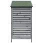 Preview: Gartenschuppen Grau 59 x 56 x 113,5 cm Massivholz aus Fichte