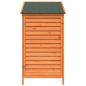Preview: Gartenschuppen Braun 59 x 56 x 113,5 cm Massivholz aus Fichte