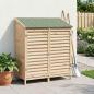 Preview: Gartenschuppen Natur 106 x 56 x 113,5 cm Massivholz aus Fichte