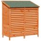 Preview: Gartenschuppen Braun 106 x 56 x 113,5 cm Massivholz aus Fichte