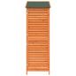 Preview: Gartenschuppen Braun 59 x 56 x 176 cm Massivholz aus Fichte