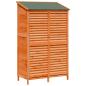 Preview: Gartenschuppen Braun 106 x 56 x 176,5 cm Massivholz aus Fichte