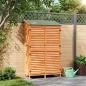 Preview: Gartenschuppen Braun 106 x 56 x 176,5 cm Massivholz aus Fichte