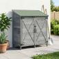 Preview: Gartenschuppen Grau 106 x 56 x 113,5 cm Massivholz aus Fichte