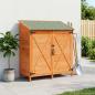 Preview: Gartenschuppen Braun 106 x 56 x 113,5 cm Massivholz aus Fichte