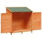 Preview: Gartenschuppen Braun 106 x 56 x 113,5 cm Massivholz aus Fichte