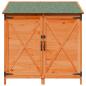 Preview: Gartenschuppen Braun 106 x 56 x 113,5 cm Massivholz aus Fichte