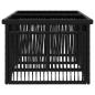 Preview: Garten Lifting Up Tisch Schwarz 100 x 55 x 37 cm