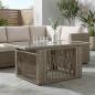 Preview: ARDEBO.de - Garten Lifting Up Tisch Grau 100 x 55 x 37 cm