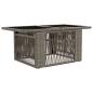 Preview: Garten Lifting Up Tisch Grau 100 x 55 x 37 cm