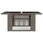 Preview: Garten Lifting Up Tisch Grau 100 x 55 x 37 cm
