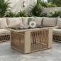 Preview: Garten Lifting Up Tisch Beige 100 x 55 x 37 cm