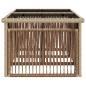 Preview: Garten Lifting Up Tisch Beige 100 x 55 x 37 cm
