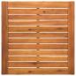 Preview: Gartentisch Natur 55 x 55 x 37 cm PE Rattan und Glas