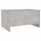Preview: Couchtisch Betongrau 80x55,5x41,5 cm Holzwerkstoff
