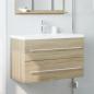 Preview: Waschbeckenunterschrank Altholz-Optik 80x38,5x48 cm