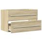 Preview: Waschbeckenunterschrank Altholz-Optik 80x38,5x48 cm