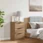 Preview: ARDEBO.de - Nachttisch Artisan-Eiche 40x36x65 cm Holzwerkstoff