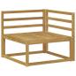 Preview: Outdoor Ecksofa Weiß 83 x 83 x 73 cm