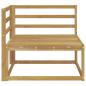 Preview: Outdoor Ecksofa Weiß 83 x 83 x 73 cm