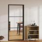 Preview: ARDEBO.de - Innentür ESG Glas und Aluminium 93x201,5 cm Schwarz