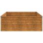 Preview: Hochbeet 100x100x36 cm Cortenstahl
