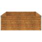 Preview: Hochbeet 100x100x36 cm Cortenstahl