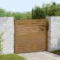 Preview: Gartentor 85x75 cm Cortenstahl Quadratisches Design