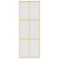 Preview: Schiebetür Golden 76x205 cm Matt ESG-Glas und Aluminium