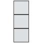 Preview: Schiebetür Schwarz 76x205 cm Hartglas und Aluminium