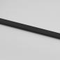 Preview: Schiebetür Schwarz 76x205 cm Hartglas und Aluminium