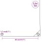Preview: Abdeckplane Anthrazit 3,5x5 m 650 g/m²
