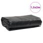 Preview: Abdeckplane Anthrazit 1,5x2 m 650 g/m²