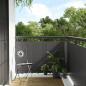 Preview: ARDEBO.de - Balkon-Sichtschutz Anthrazit 1000x90 cm Poly Rattan