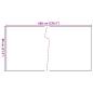 Preview: Balkon-Sichtschutz Braun und Schwarz 600x80 cm Poly Rattan