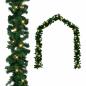 Preview: Weihnachtsgirlande mit LED-Lichtern 10 m
