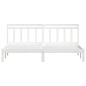 Preview: Bedframe massief grenenhout wit 160x200 cm