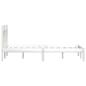 Preview: Bedframe massief grenenhout wit 160x200 cm
