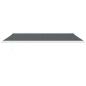 Preview: Markise Einziehbar Anthrazit 5x3 m Stoff und Aluminium