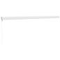 Preview: Markise Einziehbar Anthrazit 5x3 m Stoff und Aluminium