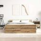 Preview: Bettgestell ohne Matratze Artisan-Eiche 140x200cm Holzwerkstoff