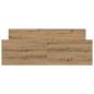 Preview: Bettgestell ohne Matratze Artisan-Eiche 140x200cm Holzwerkstoff